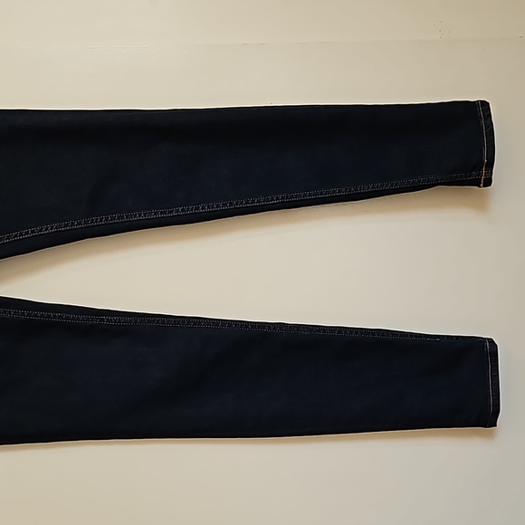 Vigoss Marley Super Skinny Jeans Mid Rise Dark Blue Wash Size W24 L29 - Picture 4 of 16